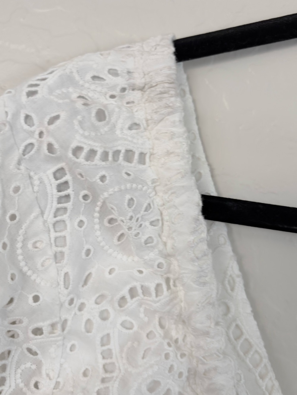 Veronica Beard Calibra Broderie Anglaise Cotton Mini Dress White Sz 2 - Picture 15 of 17